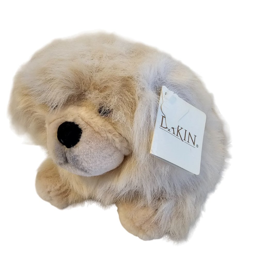 Dakin Applause Pampered Pets Pudgie Pekinese Dog Plush Stuffed Animal Realistic